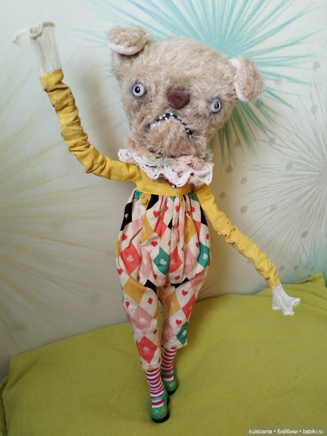 Новый наряд Лиззи — Игрушки в смешанной технике (мех и глина): Арт (фото 5)