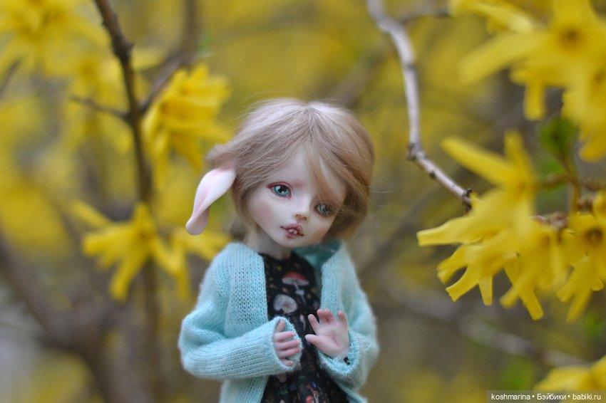 Заинька белая — Авторские куклы BJD (БЖД) у нас дома: фото