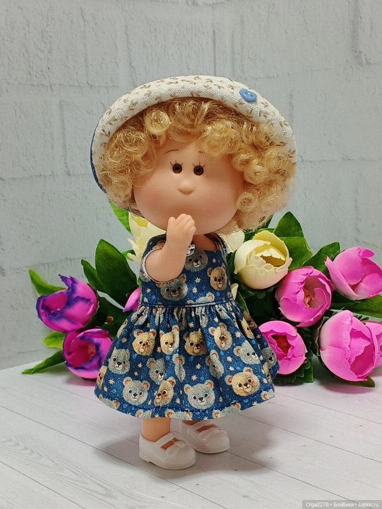 Часть 5. Наряжаем малявочку Мию 14 см