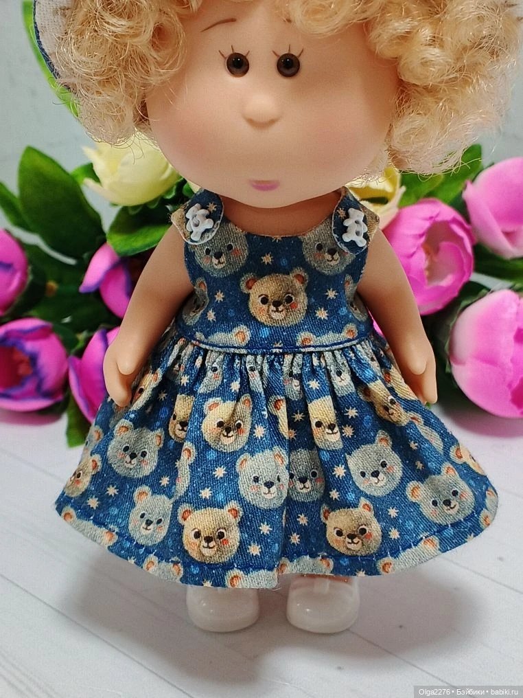 Часть 5. Наряжаем малявочку Мию 14 см