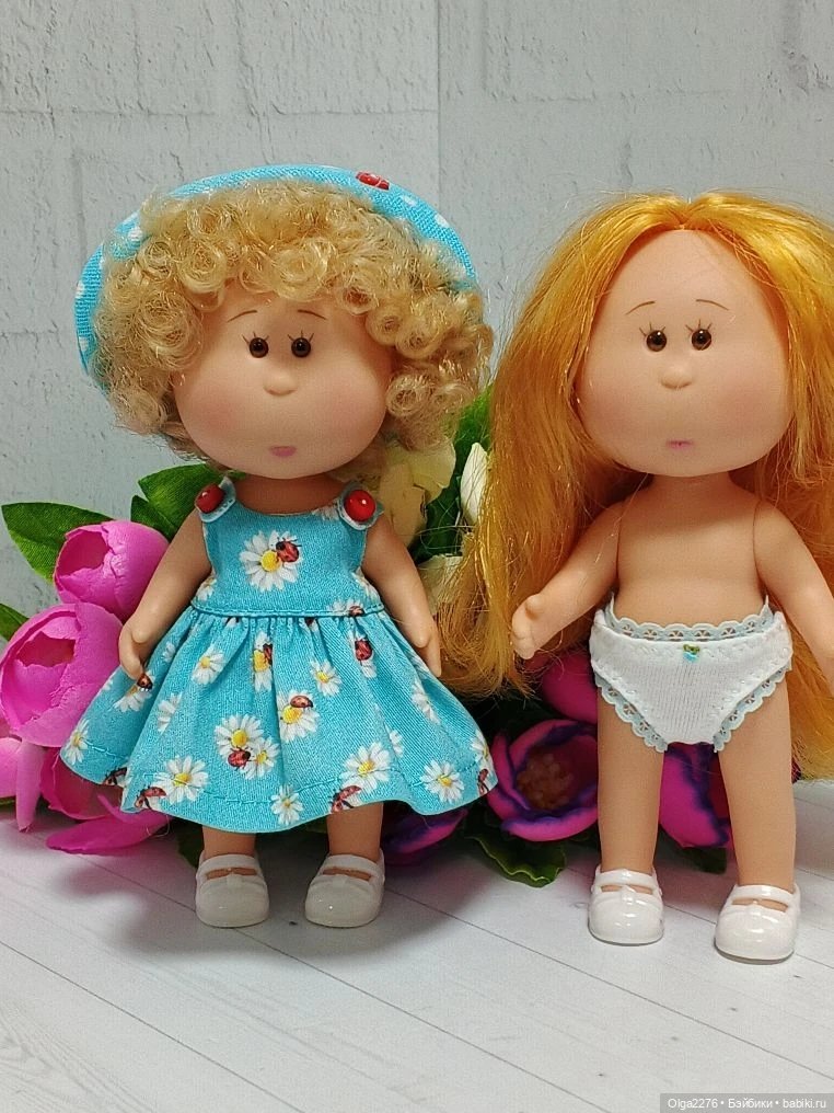 Часть 5. Наряжаем малявочку Мию 14 см