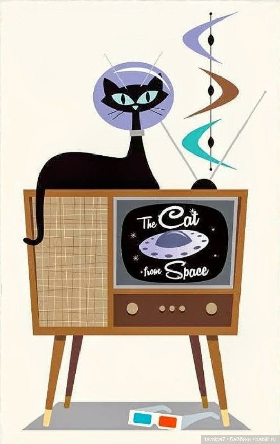 Ретро-футуристические космические Коты (фото 5)