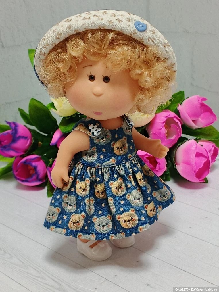 Часть 5. Наряжаем малявочку Мию 14 см