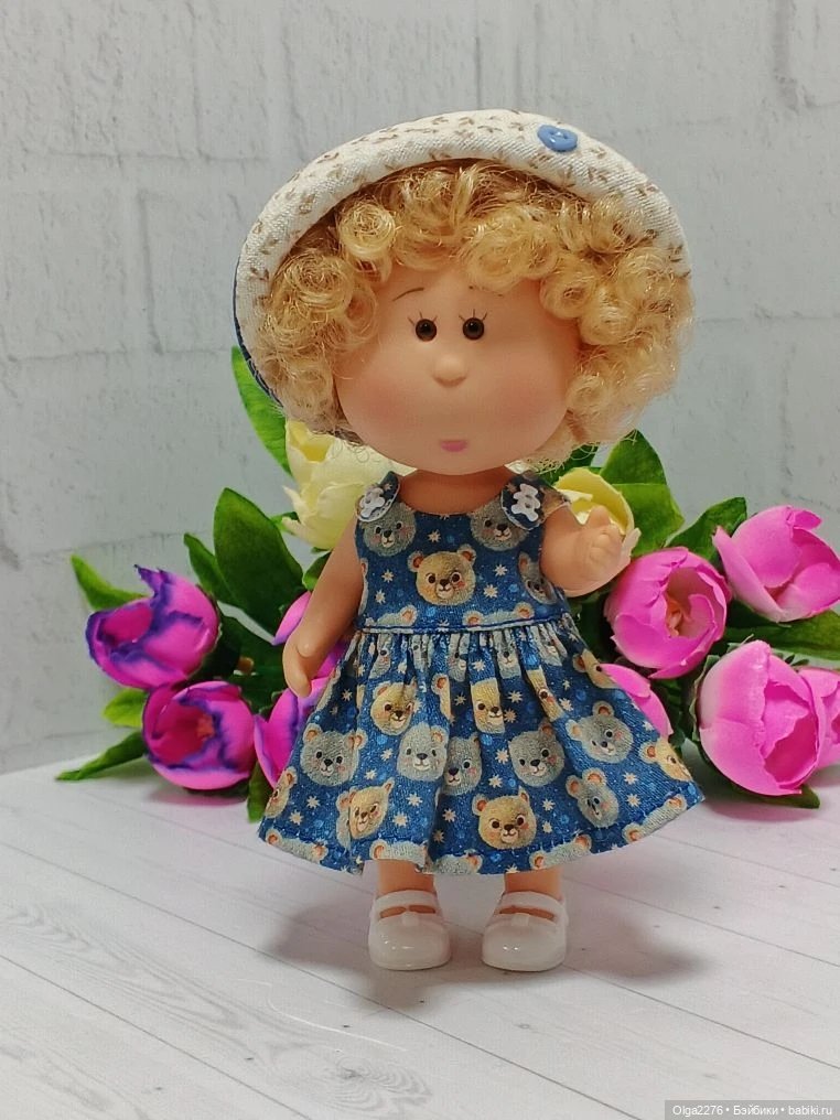 Часть 5. Наряжаем малявочку Мию 14 см