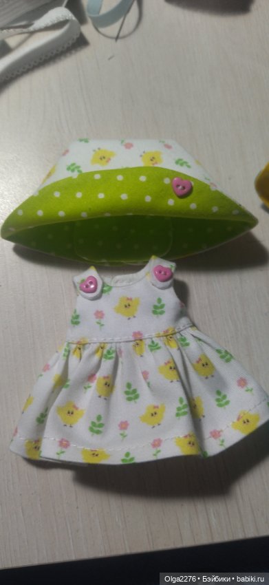 Часть 5. Наряжаем малявочку Мию 14 см