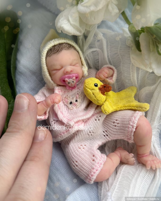 Миниатюрная кукла младенец Иванка 💞 (фото 2)
