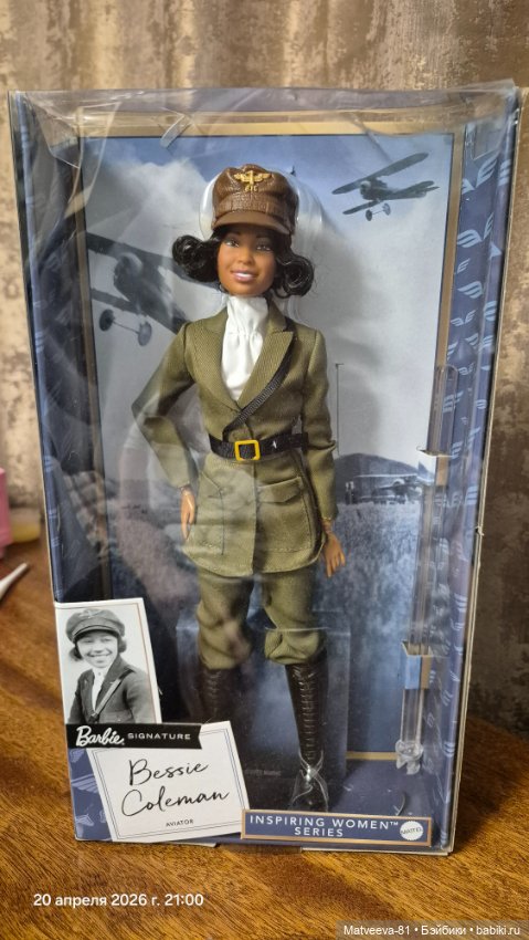 Бесси Колман. Распаковка и обзор