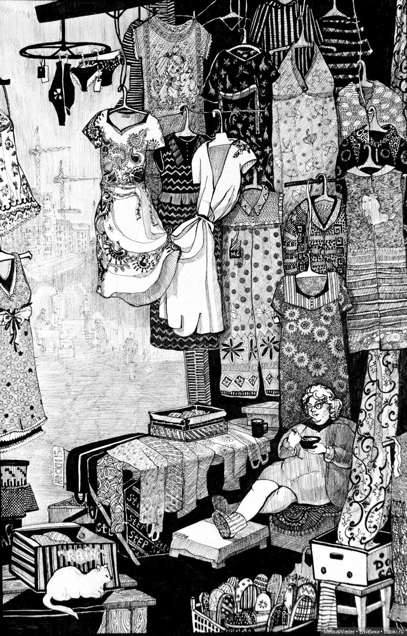 Серия рыночных зарисовок Екатерины Просёлковой (фото 8)