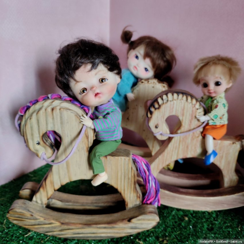 Невидимые лошадки — Авторские игрушки из дерева: резьба (фото 4)