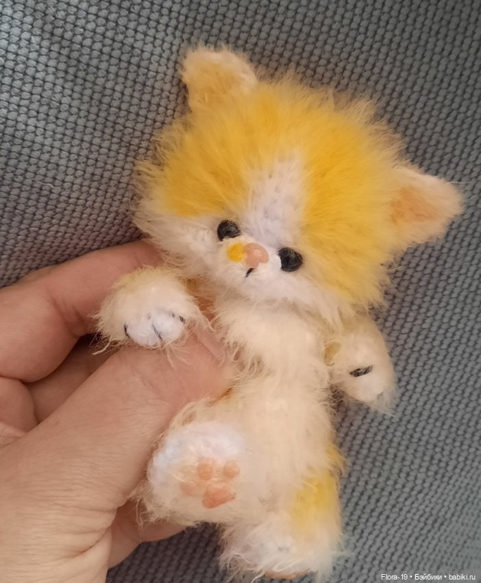Котенок солнышко — Вязаные игрушки и амигуруми: крючком