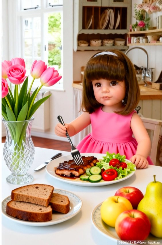 Куклы "рулят" на кухне — Коллекции игровых кукол (Playline): фото полок