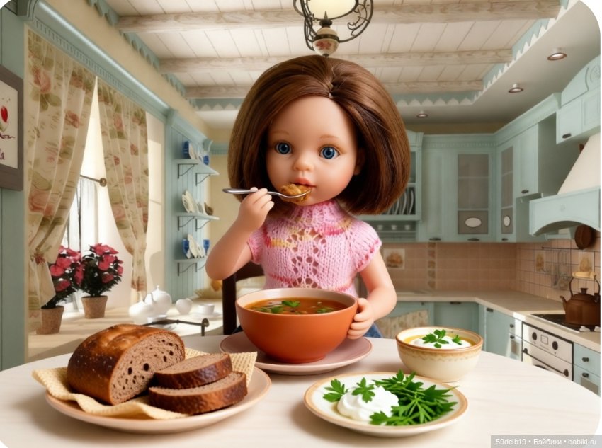 Куклы "рулят" на кухне — Коллекции игровых кукол (Playline): фото полок (фото 4)