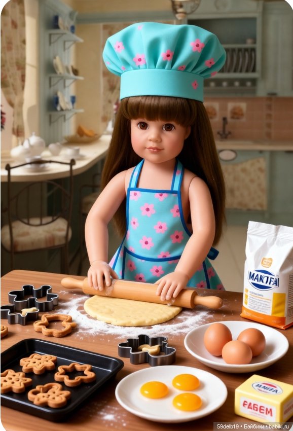 Куклы "рулят" на кухне — Коллекции игровых кукол (Playline): фото полок