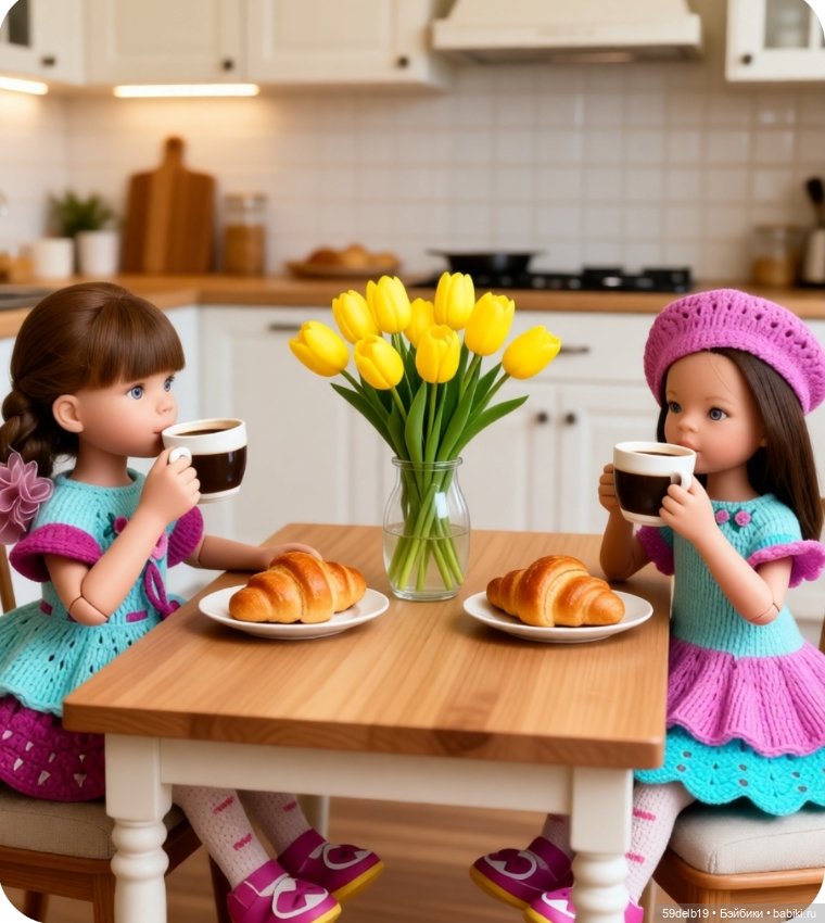 Куклы "рулят" на кухне — Коллекции игровых кукол (Playline): фото полок (фото 9)