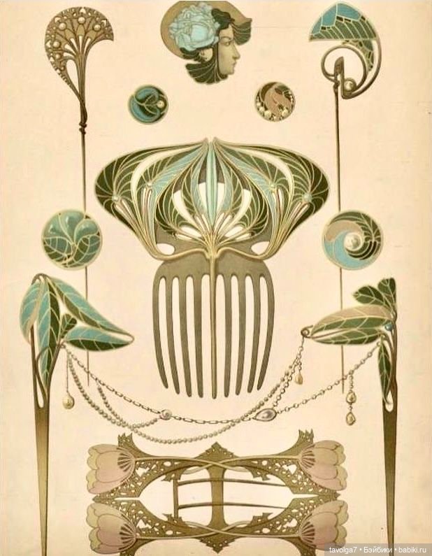 Ювелирные украшения Ар Нуво-Арт Деко (фото 6)