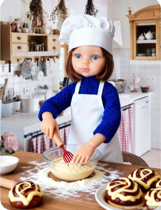 Куклы "рулят" на кухне — Коллекции игровых кукол (Playline): фото полок (фото 10)