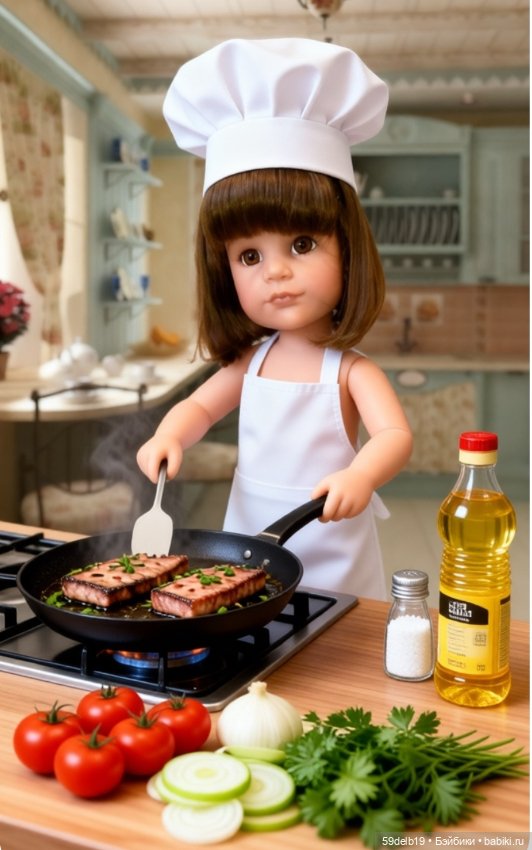 Куклы "рулят" на кухне — Коллекции игровых кукол (Playline): фото полок