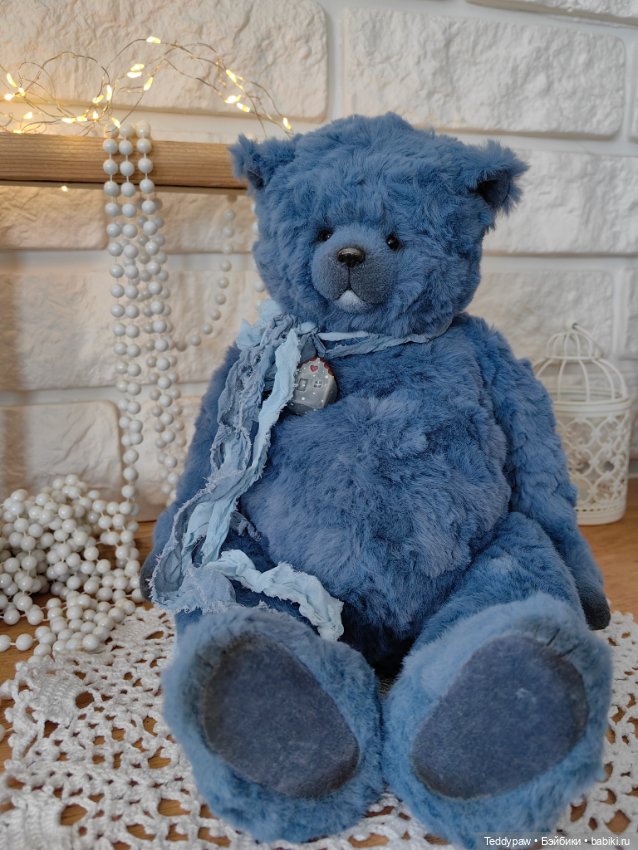 Василёк для объятий 🤗 — Авторские мишки Тедди и друзья: фото (фото 6)