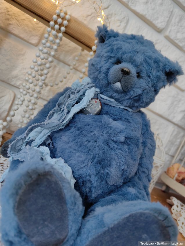 Василёк для объятий 🤗 — Авторские мишки Тедди и друзья: фото (фото 4)