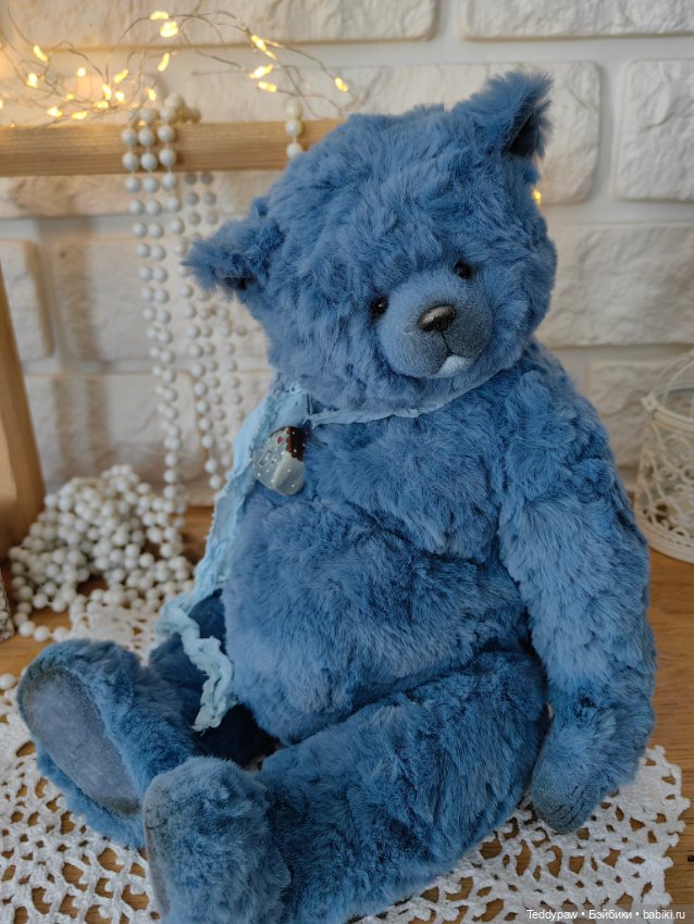 Василёк для объятий 🤗 — Авторские мишки Тедди и друзья: фото (фото 2)