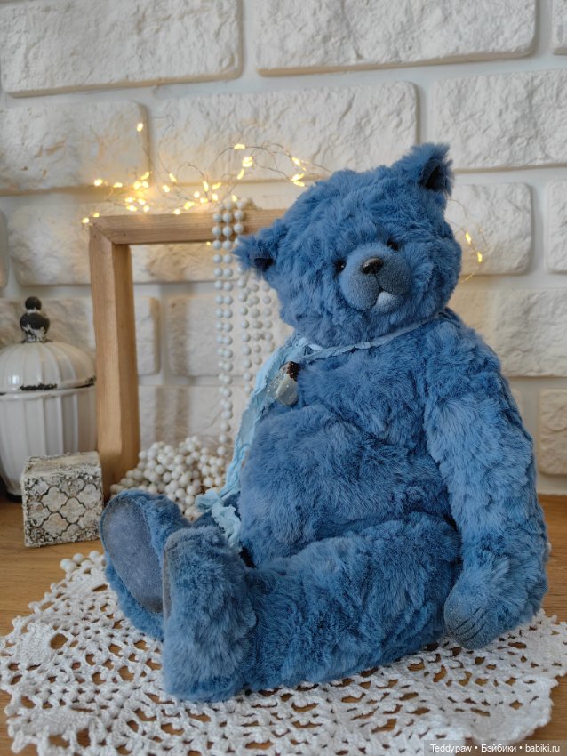 Василёк для объятий 🤗 — Авторские мишки Тедди и друзья: фото (фото 3)