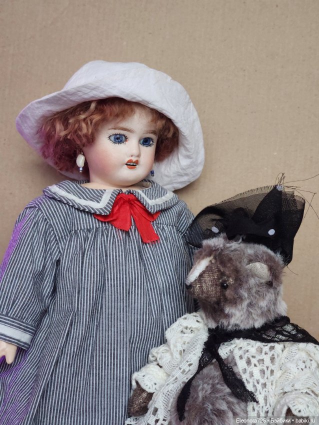 Зверята тедди и их дружба с антикварными куклами🧸 (фото 7)