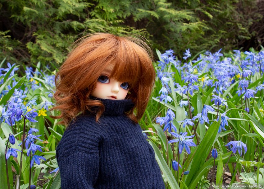 Девочка и цветочки — Куклы Volks (Волкс): Super Dollfie (SD) и Dollfie Dream (DD) (фото 4)