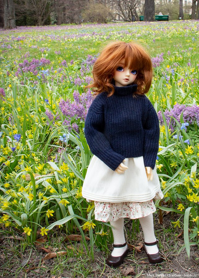 Девочка и цветочки — Куклы Volks (Волкс): Super Dollfie (SD) и Dollfie Dream (DD) (фото 9)