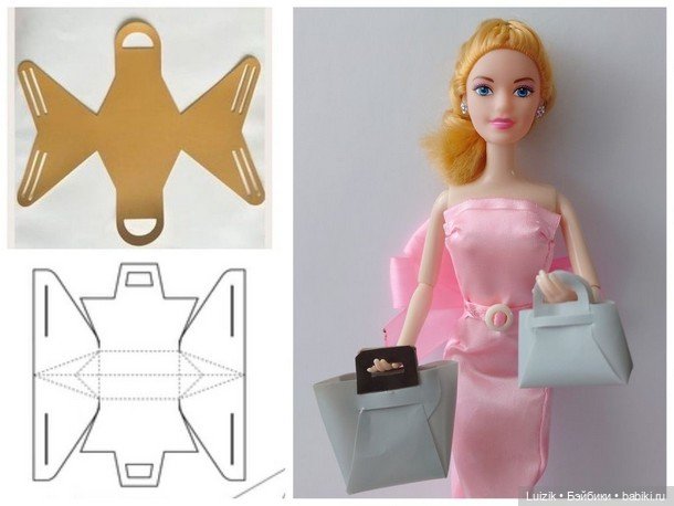 Выкройка миниатюрной сумочки (фото 8)