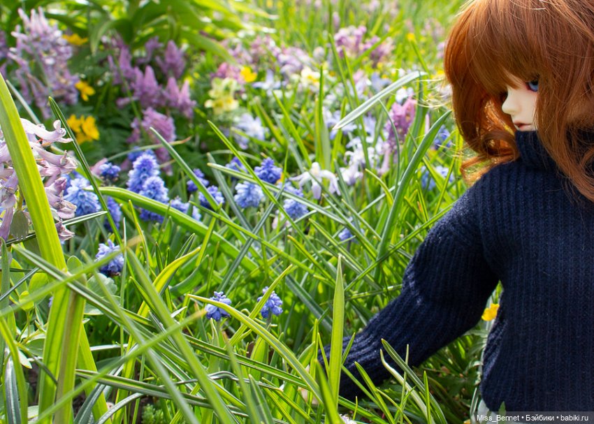 Девочка и цветочки — Куклы Volks (Волкс): Super Dollfie (SD) и Dollfie Dream (DD) (фото 7)