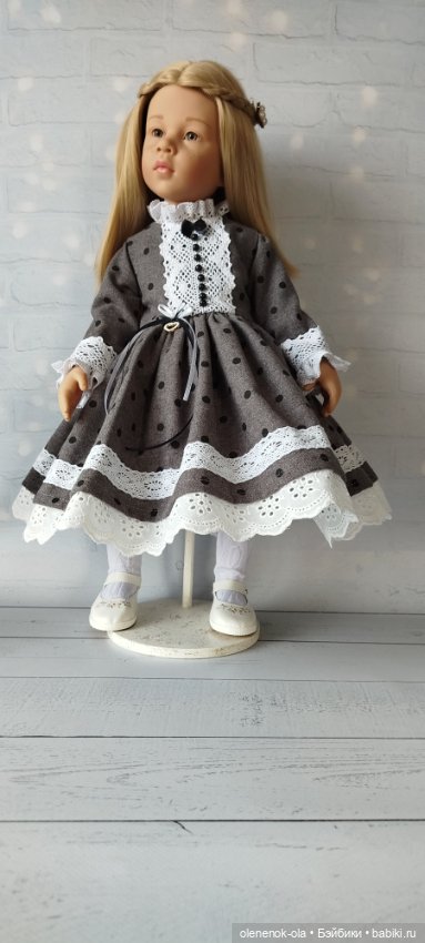 Теплые платья для кукол Готц (фото 3)