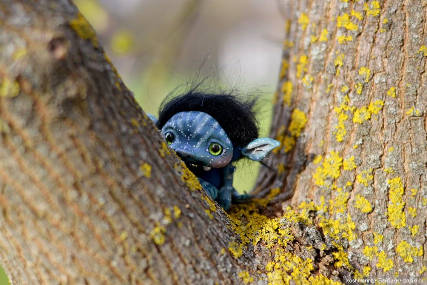 Подмосковная Пандора — Игрушки в смешанной технике (мех и глина): Арт (фото 8)