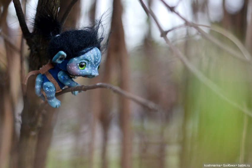 Подмосковная Пандора — Игрушки в смешанной технике (мех и глина): Арт