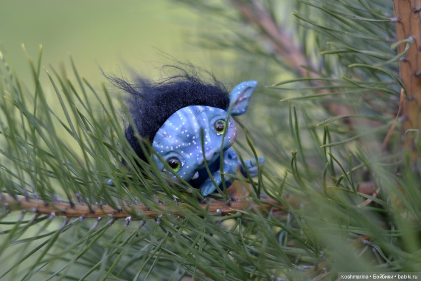 Подмосковная Пандора — Игрушки в смешанной технике (мех и глина): Арт