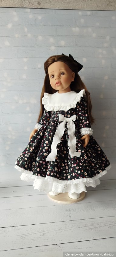 Теплые платья для кукол Готц (фото 6)