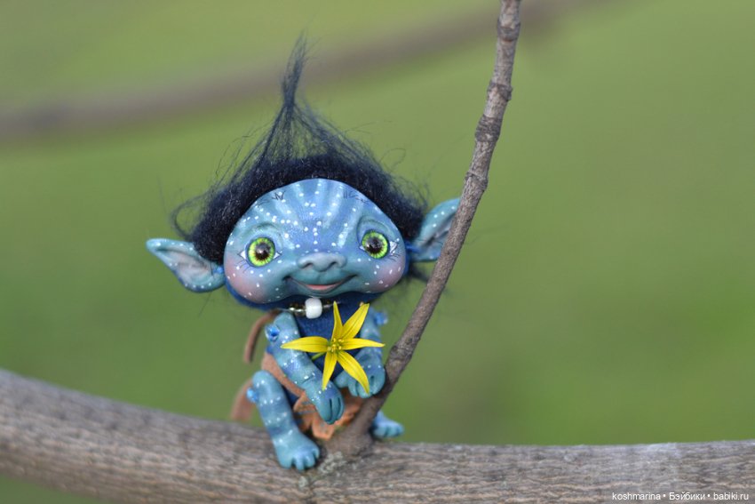 Подмосковная Пандора — Игрушки в смешанной технике (мех и глина): Арт (фото 3)