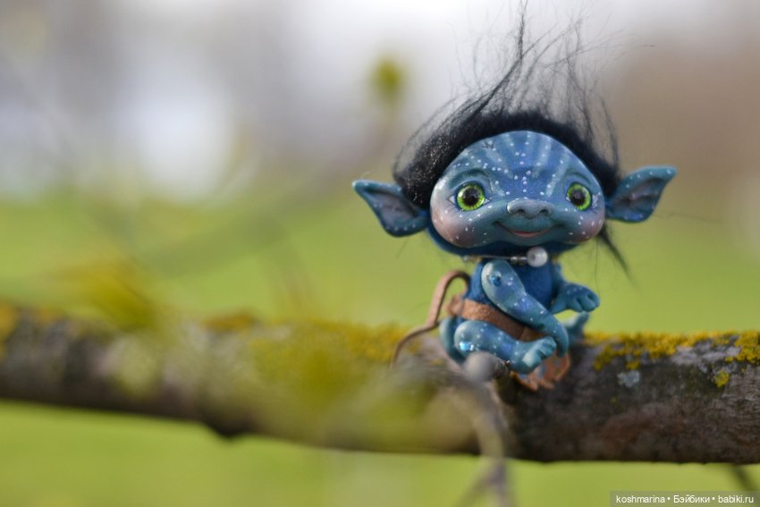 Подмосковная Пандора — Игрушки в смешанной технике (мех и глина): Арт (фото 6)