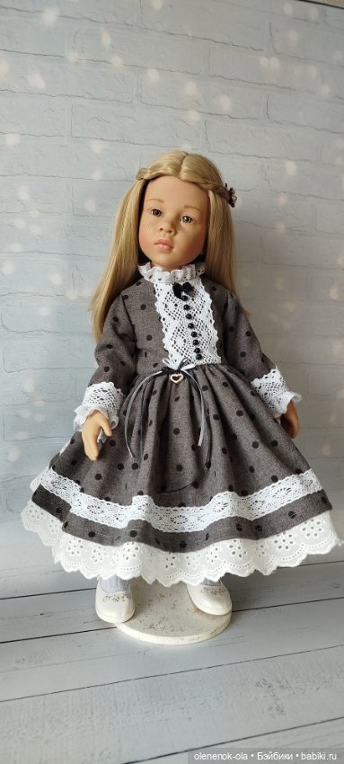 Теплые платья для кукол Готц