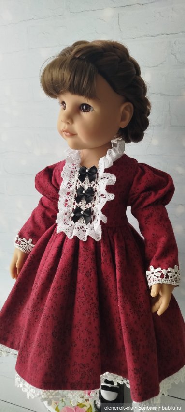 Теплые платья для кукол Готц