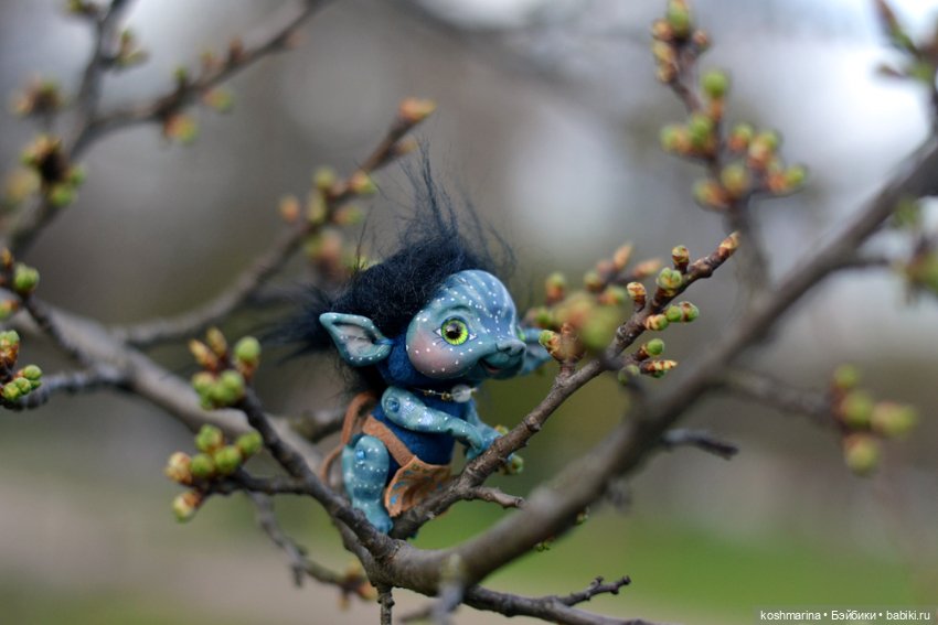 Подмосковная Пандора — Игрушки в смешанной технике (мех и глина): Арт