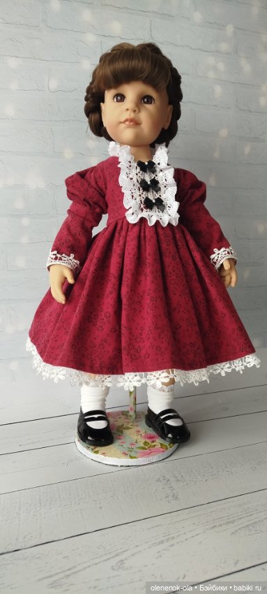Теплые платья для кукол Готц