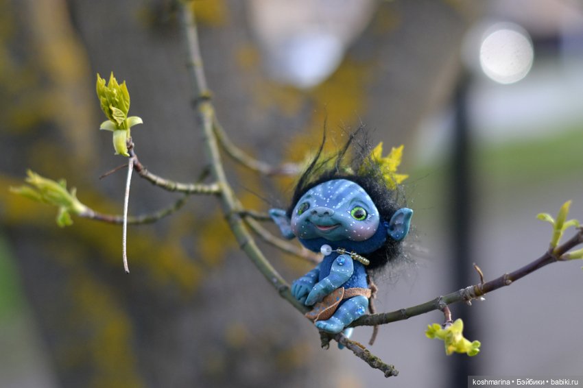 Подмосковная Пандора — Игрушки в смешанной технике (мех и глина): Арт