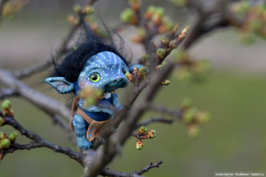 Подмосковная Пандора — Игрушки в смешанной технике (мех и глина): Арт