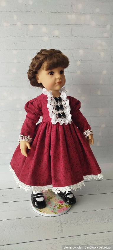 Теплые платья для кукол Готц