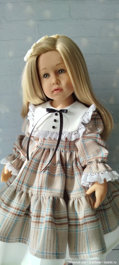 Теплые платья для кукол Готц