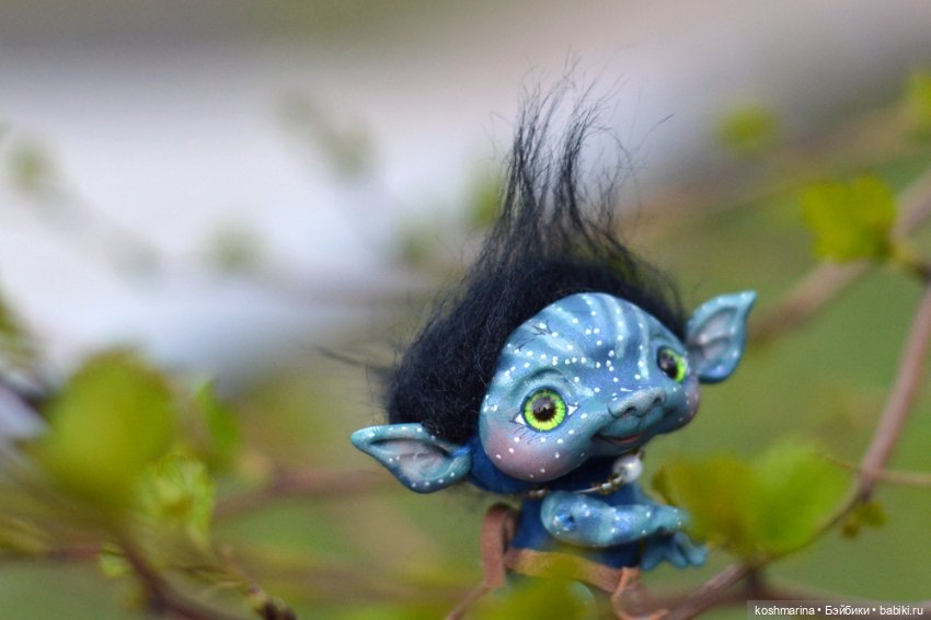 Подмосковная Пандора — Игрушки в смешанной технике (мех и глина): Арт