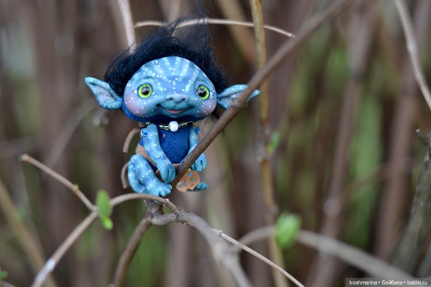 Подмосковная Пандора — Игрушки в смешанной технике (мех и глина): Арт