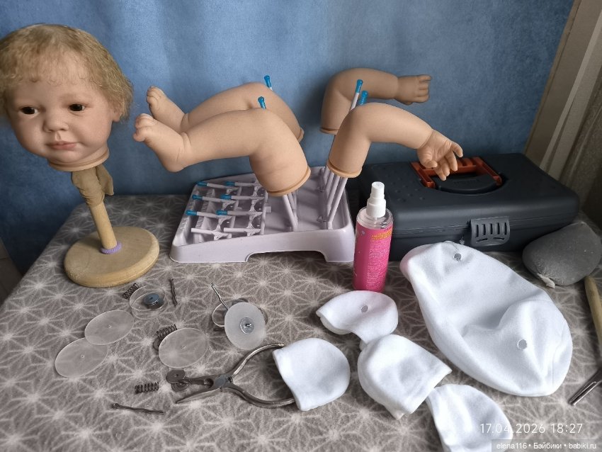 Вторая жизнь куклы — Обучение реборнингу: роспись (фото 4)