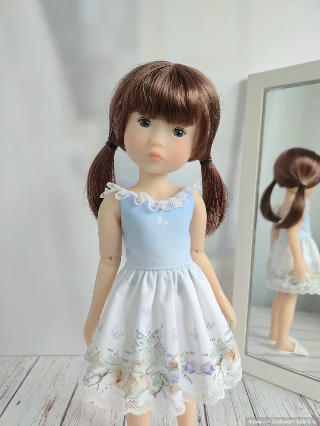 Платье для новенькой — Одежда и обувь для кукол своими руками: фото (фото 2)