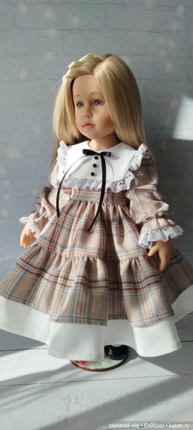 Теплые платья для кукол Готц